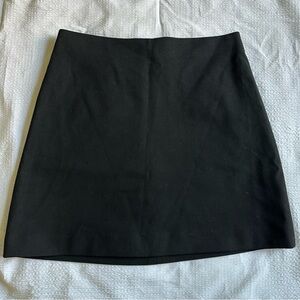 H&M Classic Black A-Line Mini Skirt